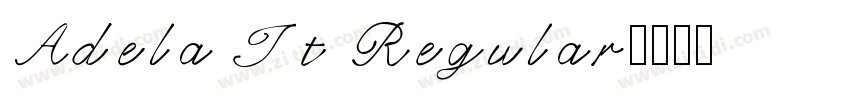 Adela It Regular字体转换